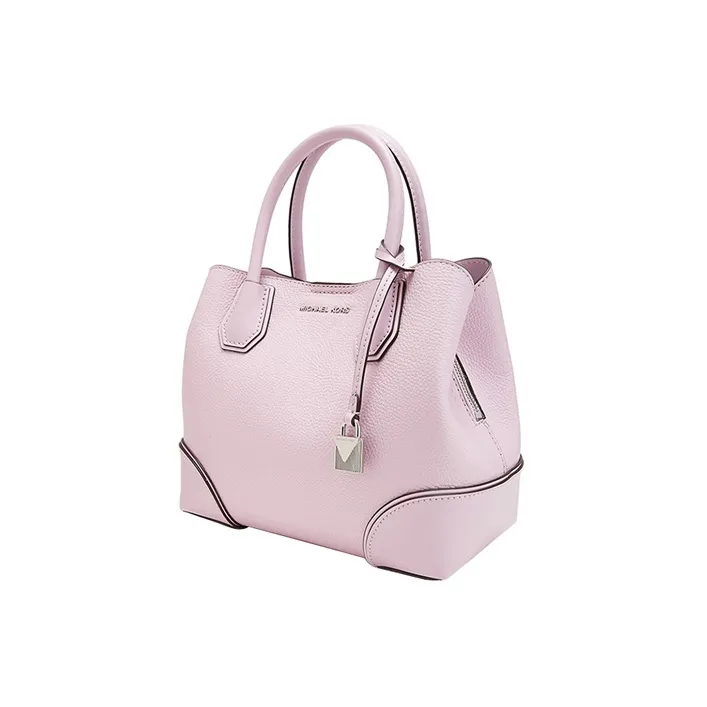 MICHAEL KORS Mercer Gallery Bucket Cow Leather Shoulder Bag Crossbody Bag Handbag Small Size Women's Light Lilac Purple-1