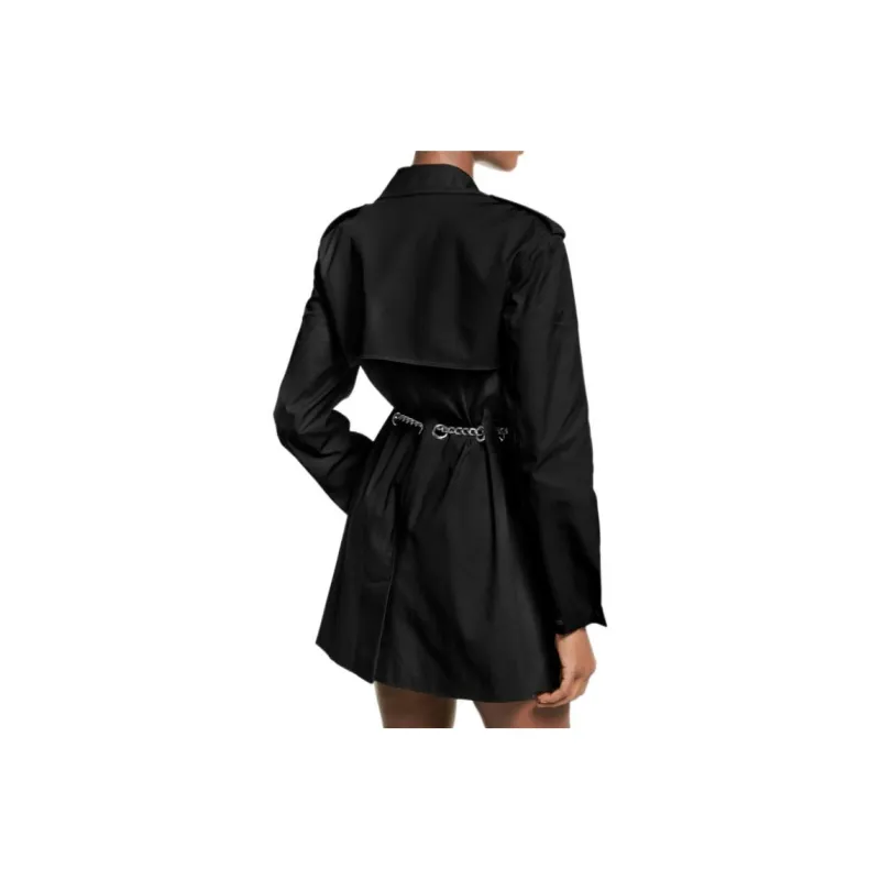 MICHAEL KORS Trench Coat Women's Black-1
