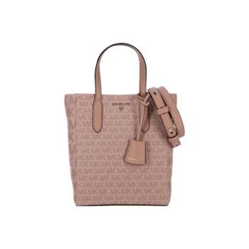 MICHAEL KORS Sinclair Jacquard Fabric Tote Bag Shopping Bag Shoulder Bag Handbag Small Size Women's Pink