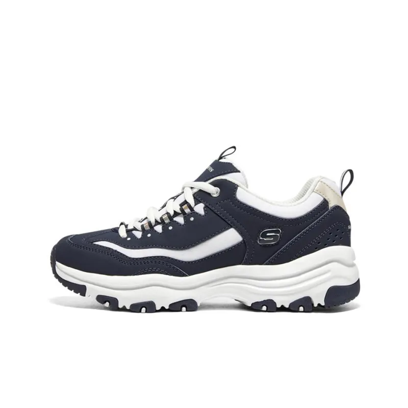 Skechers I-Conik Cushioning Anti-Slip And Wear-Resistant Low-Top Casual Shoes Women's Blue Color-0
