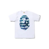White with Blue Print