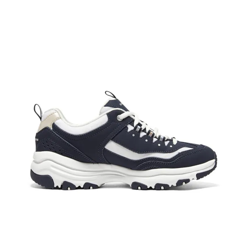 Skechers I-Conik Cushioning Anti-Slip And Wear-Resistant Low-Top Casual Shoes Women's Blue Color-1