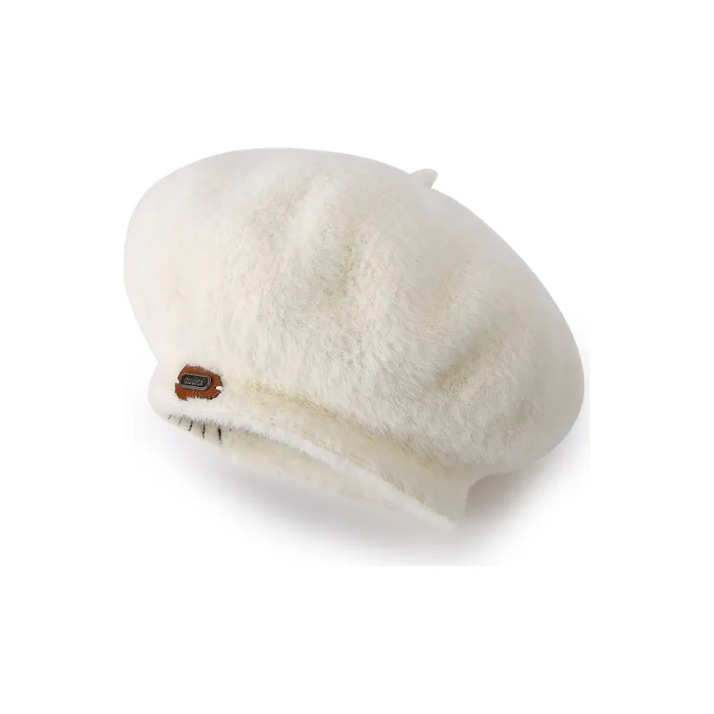 Guuka Polyamide Berets Unisex White-2