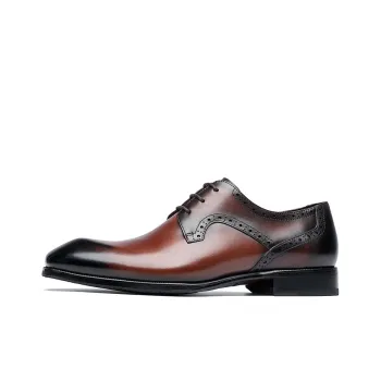 Roberta Di Camerino Dress Shoes Men Low Top Red Brown