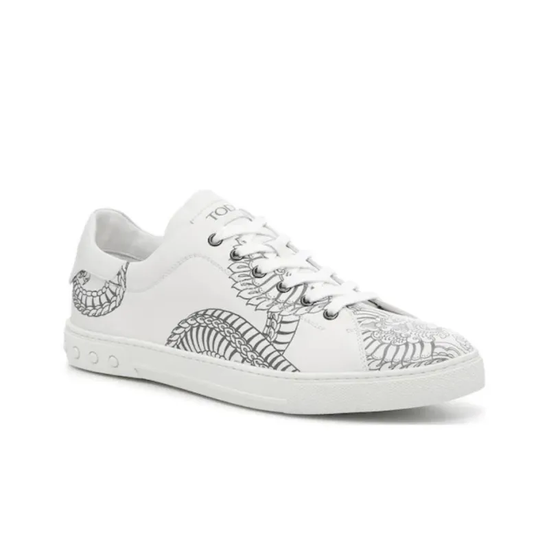 TOD'S Stylish Skateboarding Shoes Men's White-2