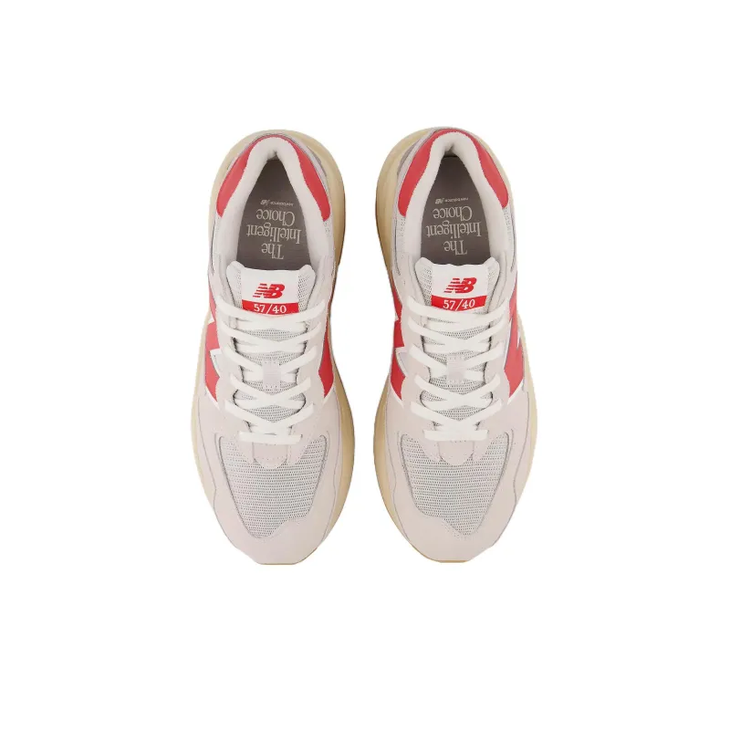 New Balance 57/40 Moonbeam True Red-3