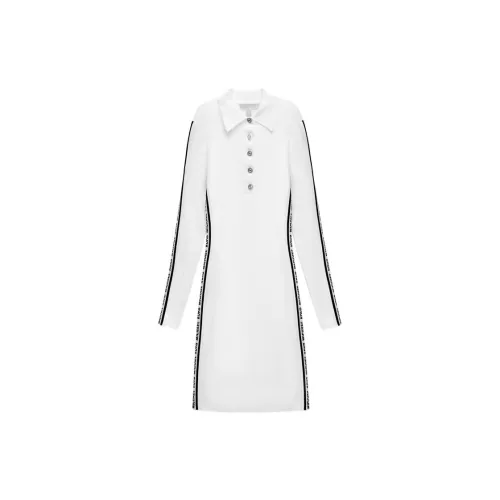 MICHAEL KORS Long-Sleeved Dresses Women's White