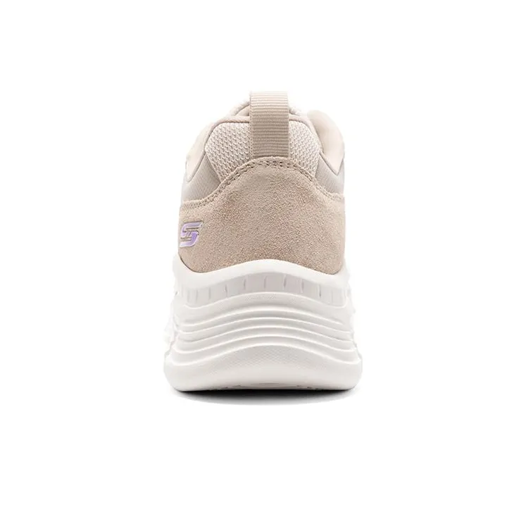 Skechers Bob's Cushioned Anti Slip And Wear Resistant Lightweight Low Top Casual Shoes Women's Natural-3