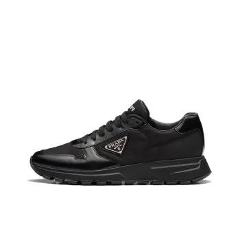 PRADA Logo print Lace up Sneakers