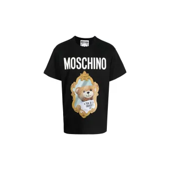MOSCHINO FW22 T Shirt Men's Black