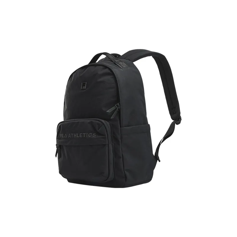 FILA Athletics Fabric Laptop Bag Backpack Large Size Unisex Pitch Black-1