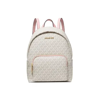 MICHAEL KORS Erin Backpack Medium Size Women's White & Pink