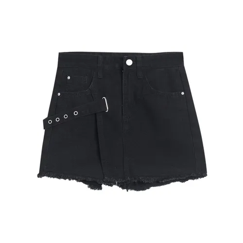 WOWI Denim Shorts Women's Black