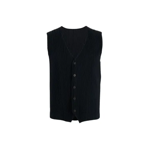 ISSEY MIYAKE Vests Men Marine Blue