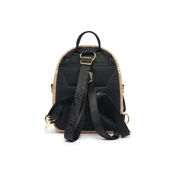 MLB Monogram Collection Polyester Backpack Mini Women's Brown-4