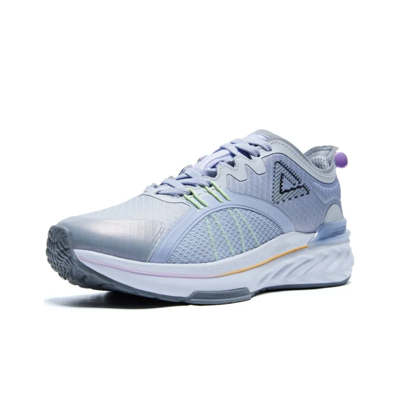 PEAK Tai Chi Guanglun 2.0 Low Top Running Shoes Women's Light Gray Purple-2