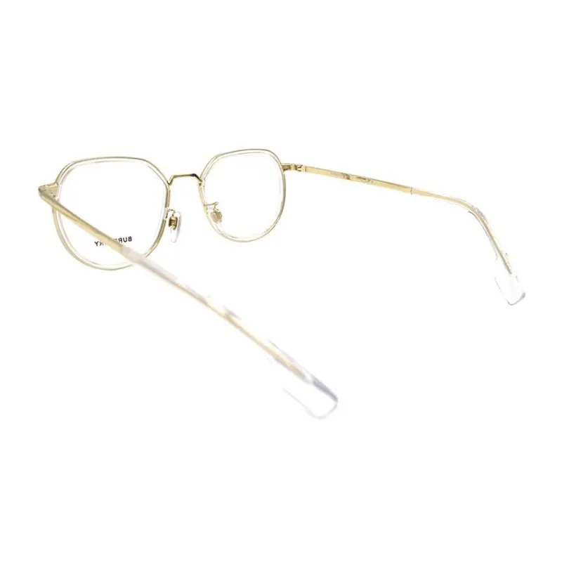 Burberry Eyeglass Frames Unisex Transparent Gold-2