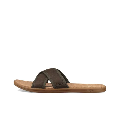 UGG Slide Slippers Men Brown