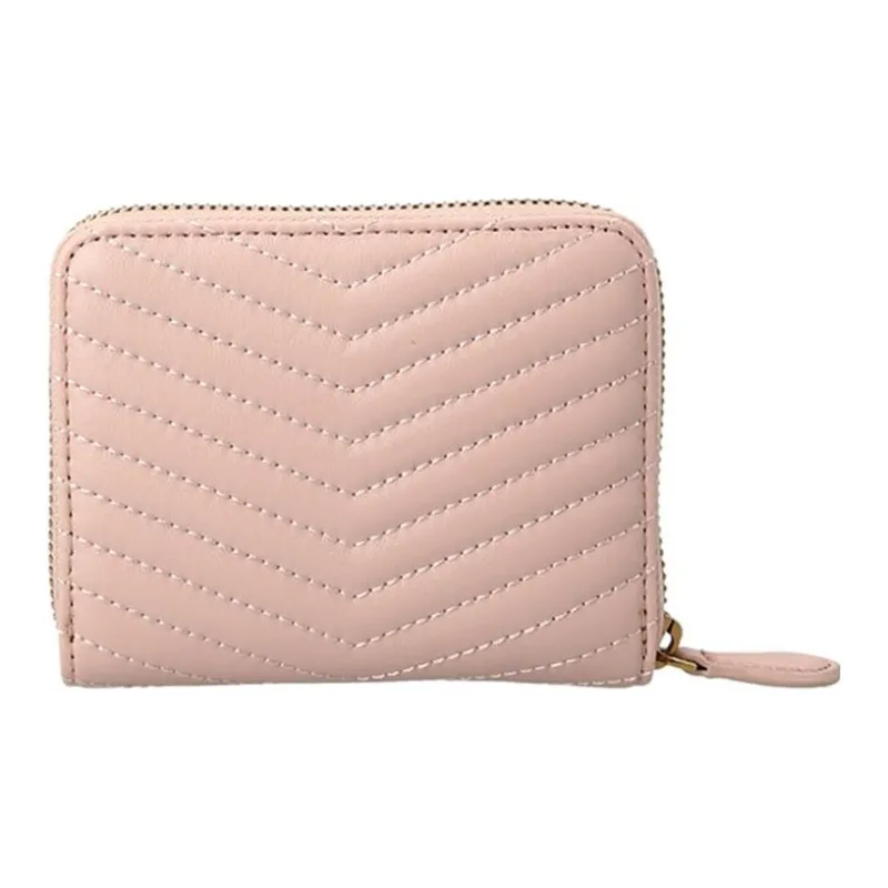 PINKO Taylor Leather Wallet Women's Pink-1