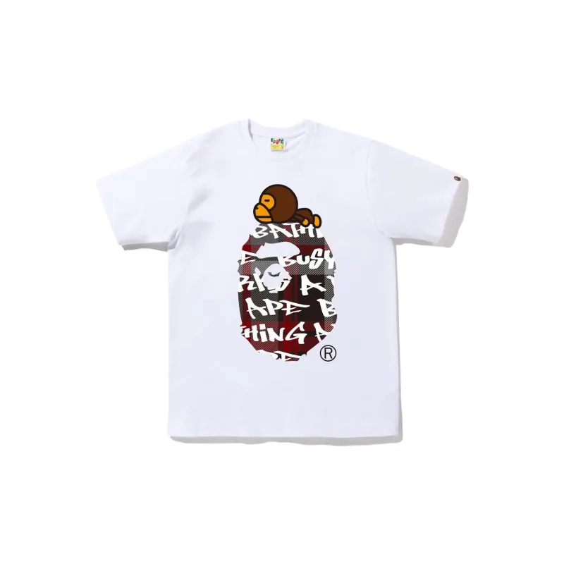 Bape Graffiti Check Milo On Big Ape Tee-2