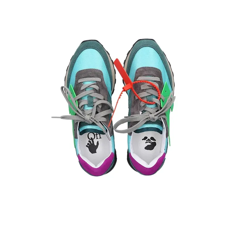 OFF WHITE Sports Casual Shoes Women's Turquoise-4