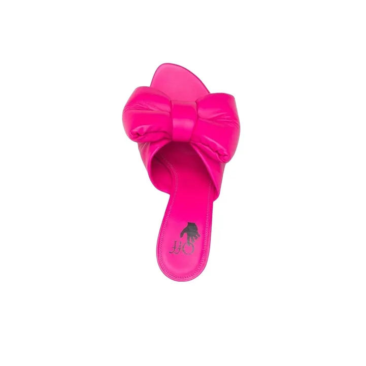 OFF-WHITE Bow High Allen Pointed Sandal Fuchsia Women's-3