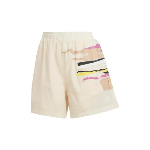 Adidas Originals THEBE MAGUGU Casual Shorts Women's Off White