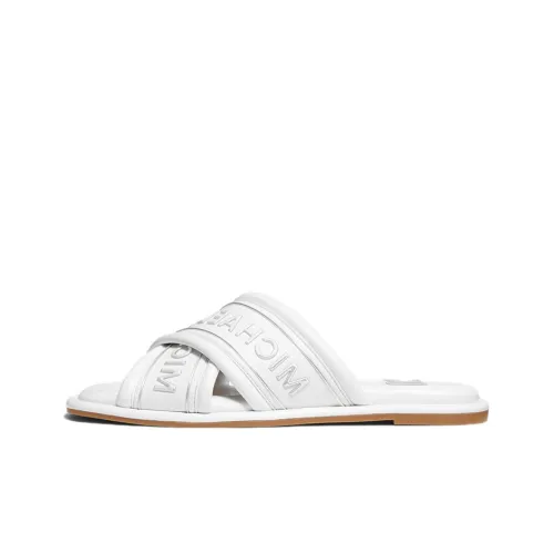 MICHAEL KORS KORS Slide Slippers Women's White