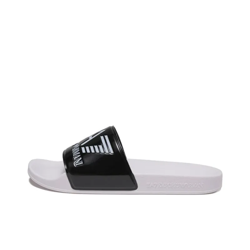 EMPORIO ARMANI EA7 Stylish Sandals Men's Black White-0