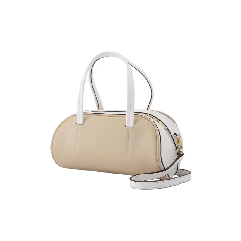 Manu Atelier Cylinder Two tone Tote-1