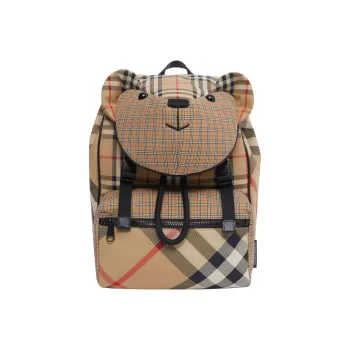 Burberry Cotton Backpack Kids' Beige