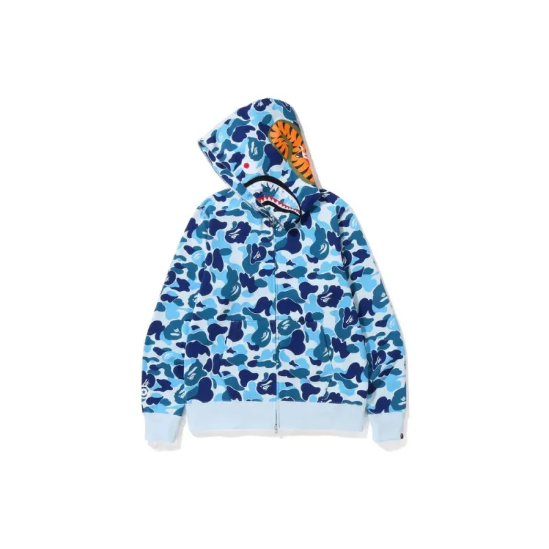 Bape Big Abc Camo Shark Full Zip Hoodie-5