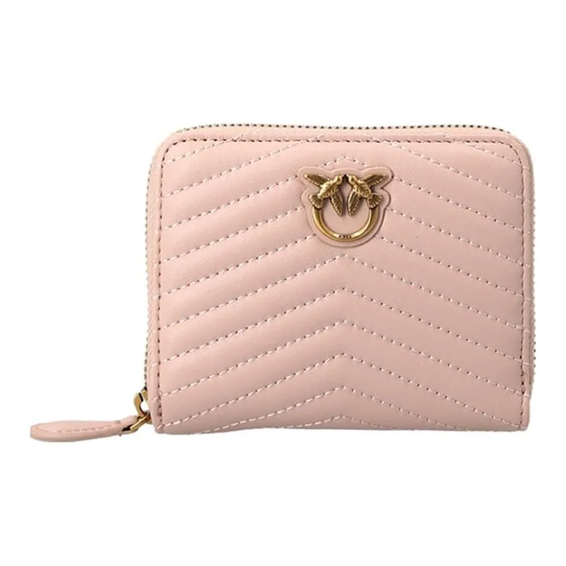 PINKO Taylor Leather Wallet Women's Pink-0