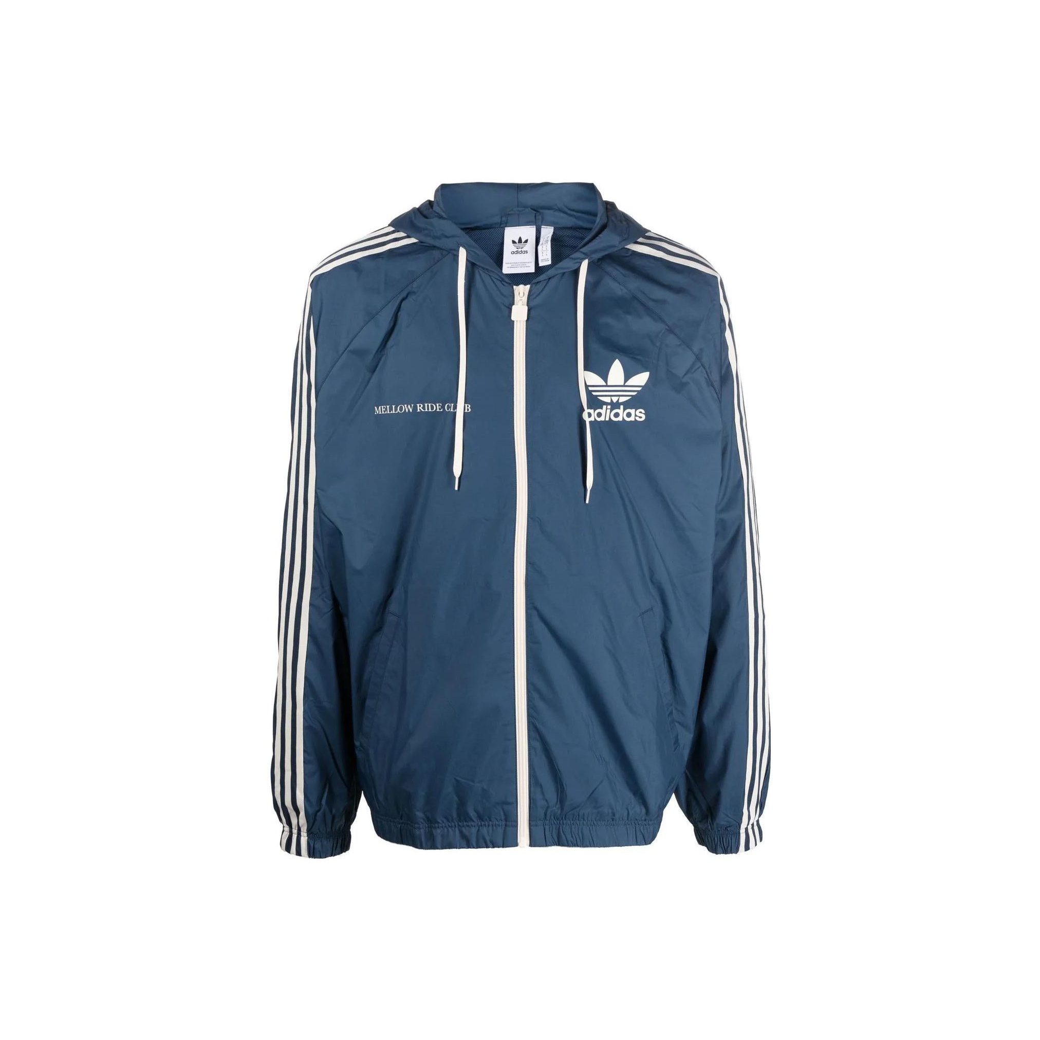 adidas california windbreaker blue