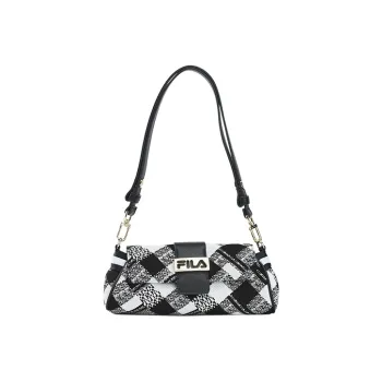 FILA Fabric Shoulder Bag Crossbody Bag Small Size Women's Standard White