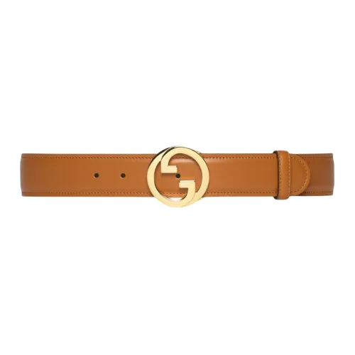 GUCCI Blondie Leather Leather Belts Women's Width: 4cm
