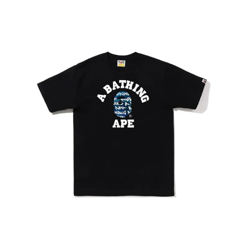 Bape Graffiti Check College Tee-0