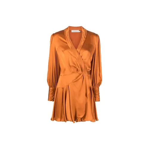 Zimmermann Long-Sleeved Dresses Women's Orange