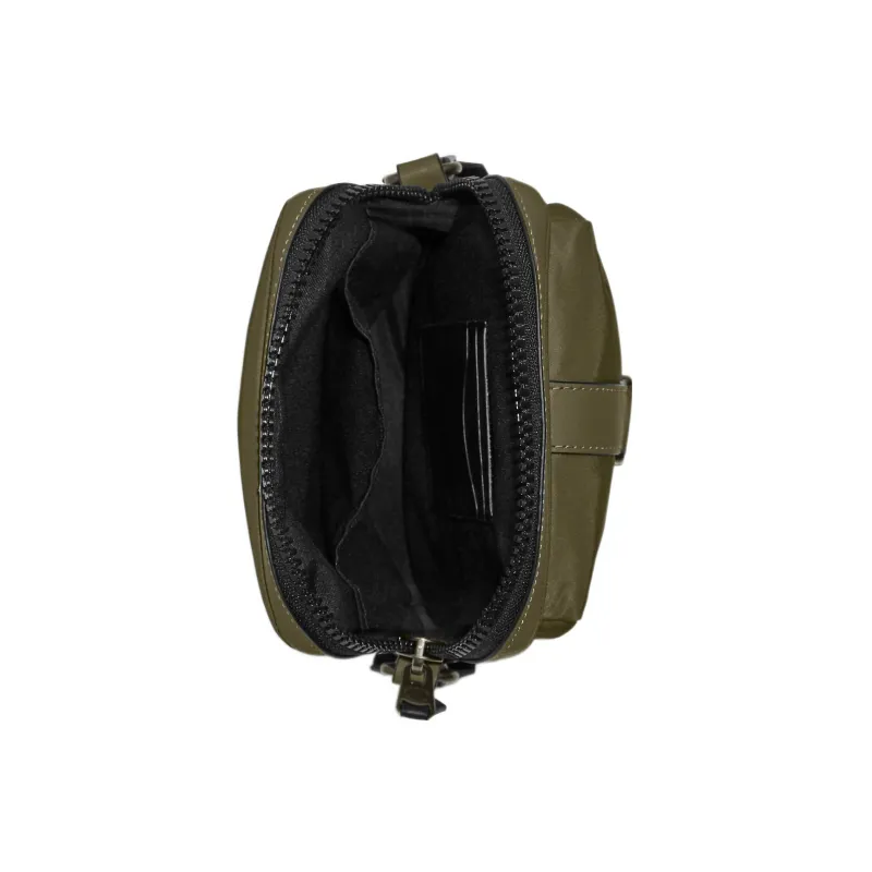 COACH Ma Recycled Nylon Twill With Smooth Calfskin Combo Bag, Shoulder Bag, Crossbody Bag Trumpets Men's Olive Green-3