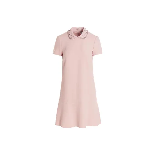 RED VALENTINO Short-Sleeved Dresses Women's Pink