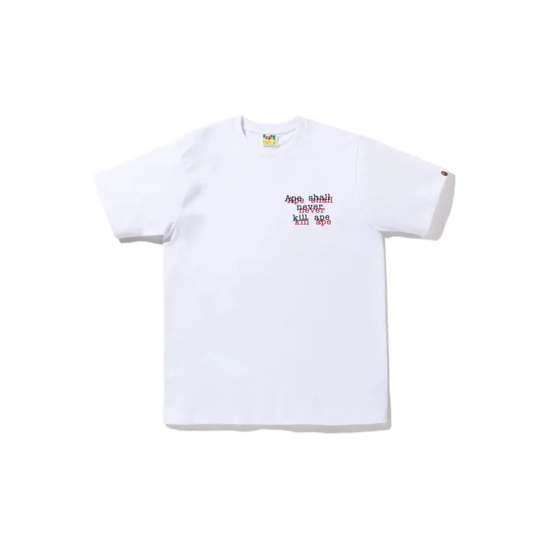 Bape Graffiti Check Ape Head Tee-6