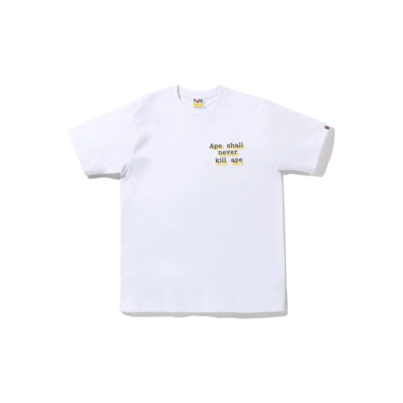 Bape Graffiti Check Ape Head Tee-4