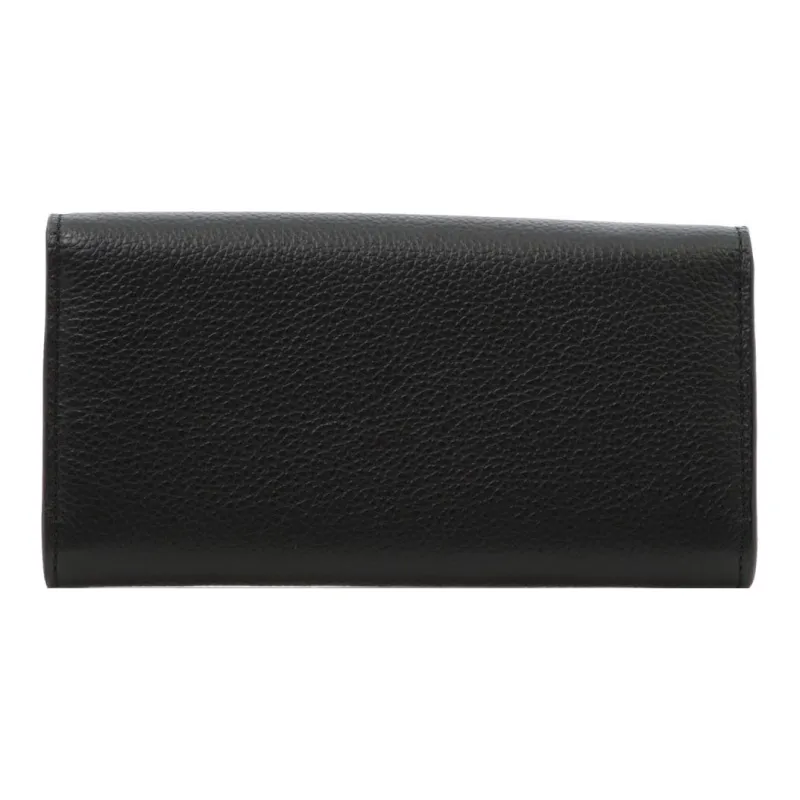 Chloe Marcie Grain Calfskin Wallet Women's Black-2