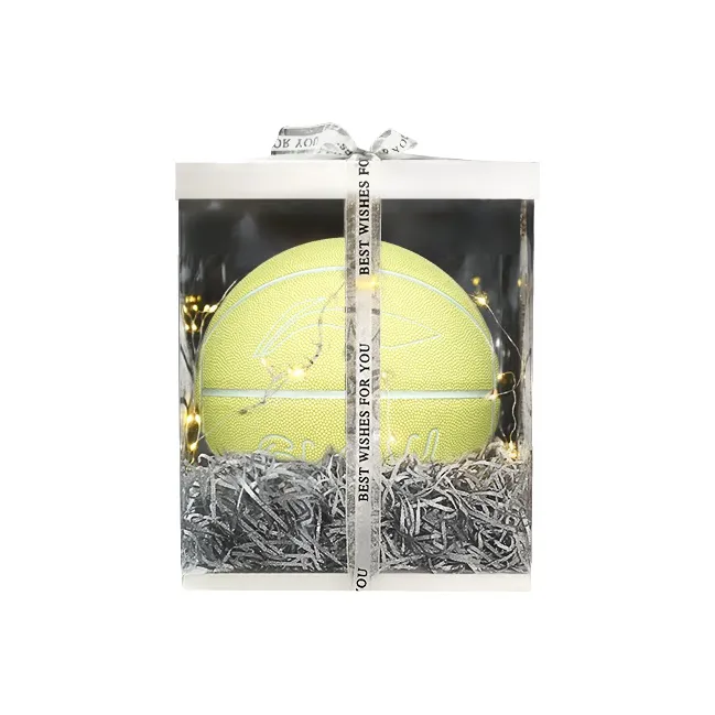 LiNing Badfive PU Basketball Yellow Size 7 Ball Glow in The Dark Training Unisex-8