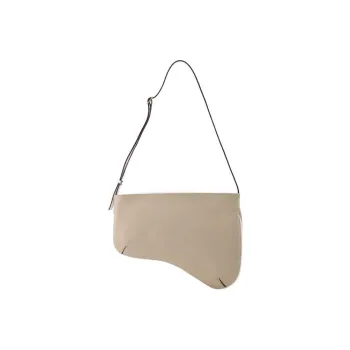Manu Atelier Calfskin Crossbody Bag Shoulder Bag Women's White
