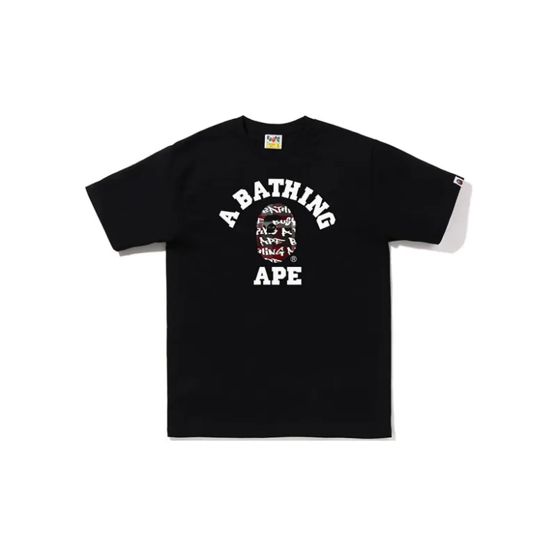 Bape Graffiti Check College Tee-1