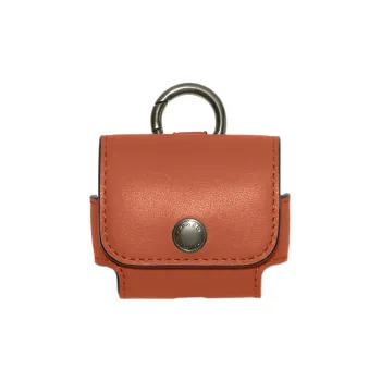 COACH Earbud Case Premium Calfskin AirPods Pro Earphone Case Earphone Case Women's Brown