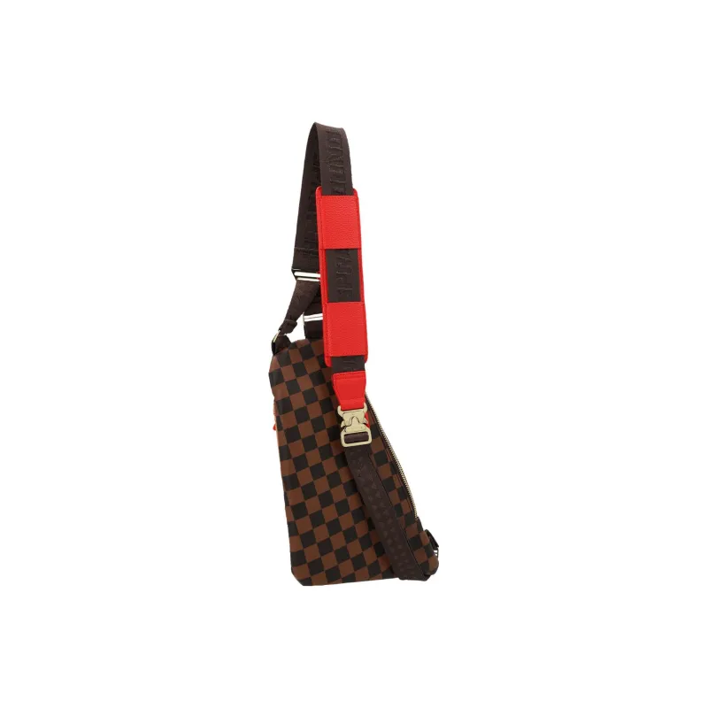 SPRAYGROUND Leather Detail Sling Bags Crossbody Bags Men's Multicolor-1