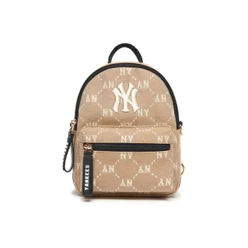MLB Monogram Collection Polyester Backpack Mini Women's Brown