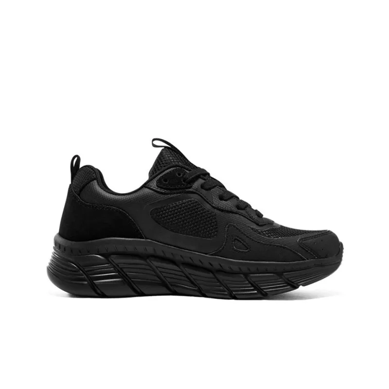Skechers BOBS B FLEX HI Cushioning Anti Slip Wear Resistant Breathability Low Top Casual Shoes Women's Black-1